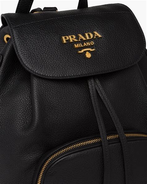 prada bag store|Prada leather rucksack.